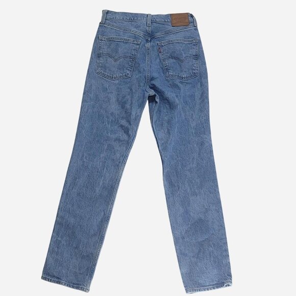 Levi's 28x31 70's High Slim Straight blue jeans - Picture 3 of 6